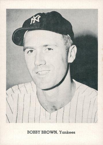 1962 Jay Publishing Old Timer New York Yankees 5x7 Photos #NNO Bobby Brown Front