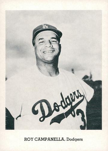 1962 Jay Publishing Old Timer Dodgers & Giants 5x7 Photos #NNO Roy Campanella Front