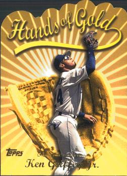 2000 Topps - Limited Hands of Gold #HG3 Ken Griffey Jr.  Front