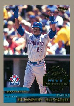 2000 Topps - MVP Promotion #NNO Shannon Stewart  Front
