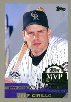 2000 Topps - MVP Promotion #NNO Jeff Cirillo  Front