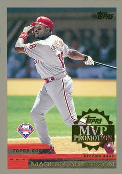 2000 Topps - MVP Promotion #NNO Marlon Anderson  Front