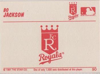 1991 Star Home Run #90 Bo Jackson Back