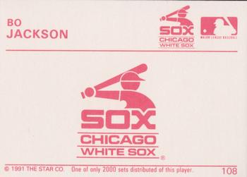 1991 Star Silver #108 Bo Jackson Back