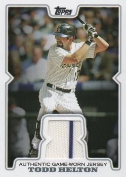 2008 Topps Updates & Highlights - Relics #RR-TH Todd Helton Front