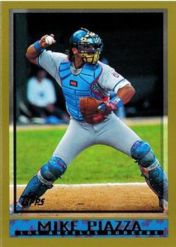 1998 Topps #100 Mike Piazza Front