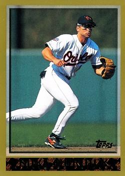 1998 Topps #18 Mike Bordick Front