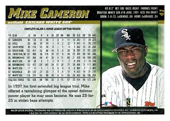 1998 Topps #41 Mike Cameron Back