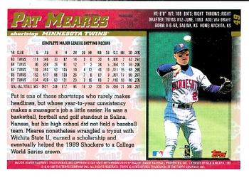 1998 Topps #49 Pat Meares Back