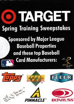 1998 Topps #NNO Target Spring Training Sweepstakes Back
