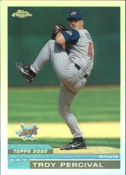 2000 Topps Chrome - Refractors #244 Troy Percival  Front
