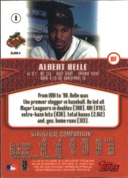 2000 Topps Gold Label - Class 3 #8 Albert Belle Back
