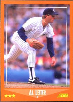 1988 Score Rookie & Traded #97T Al Leiter Front