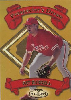 2000 Topps Gold Label - Prospector's Dream #PD4 Pat Burrell  Front