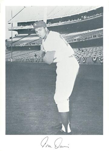 1966 Danny Goodman Los Angeles Dodgers Set C #NNO Tom Davis Front