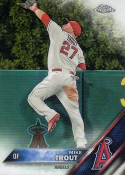 2016 Topps Chrome #1 Mike Trout Front
