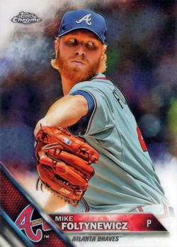 2016 Topps Chrome #186 Mike Foltynewicz Front