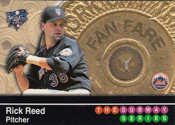 2000 Topps Subway Series - FanFare Tokens #SSR12 Rick Reed  Front