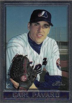 1998 Topps Chrome #458 Carl Pavano Front