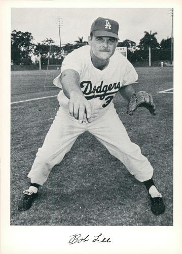 1967 Danny Goodman Los Angeles Dodgers Set F #NNO Bob Lee Front
