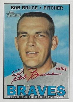 2016 Topps Heritage - Real One Autographs Red Ink #ROA-BB Bob Bruce Front