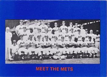 1982 Galasso 20 Years of New York Mets #24 Meet the Mets Front