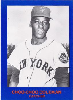 1982 Galasso 20 Years of New York Mets #25 Choo Choo Coleman Front