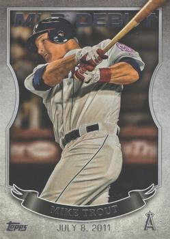2016 Topps - MLB Debut Silver (Series 1) #MLBD-35 Mike Trout Front