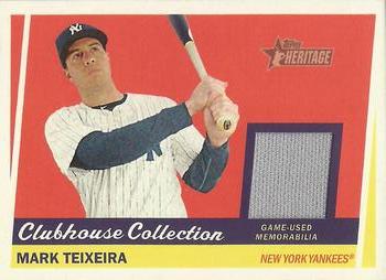 2016 Topps Heritage - Clubhouse Collection Relics #CCR-MTE Mark Teixeira Front