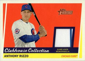 2016 Topps Heritage - Clubhouse Collection Relics #CCR-ARI Anthony Rizzo Front