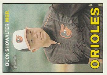 2016 Topps Heritage - Gum Stain #262 Buck Showalter Front