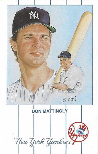 1989 Historic Limited Editions Don Mattingly Postcards (Series 1) #5 Don Mattingly Front