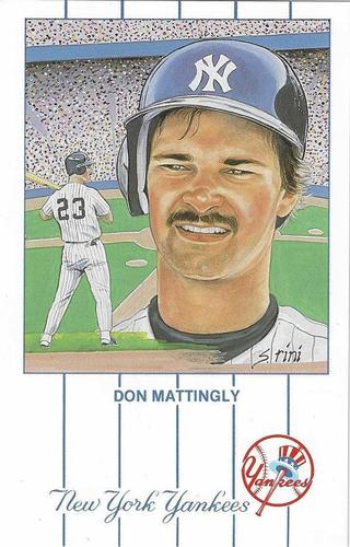 1989 Historic Limited Editions Don Mattingly Postcards (Series 1) #9 Don Mattingly Front