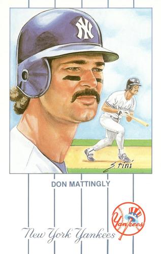 1991 Historic Limited Editions Don Mattingly Postcards (Series 2) #3 Don Mattingly Front