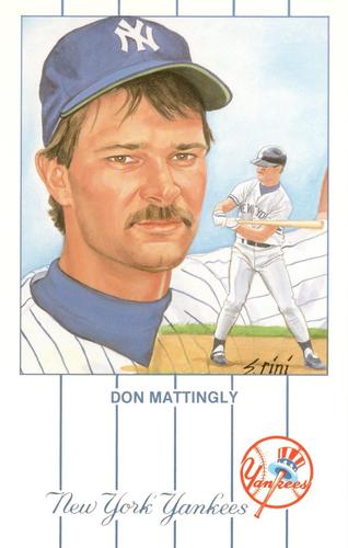 1991 Historic Limited Editions Don Mattingly Postcards (Series 2) #11 Don Mattingly Front