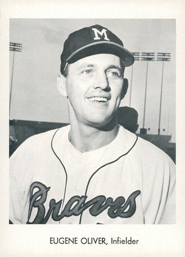 1964 Jay Publishing Milwaukee Braves Concession Issue Set A #NNO Eugene Oliver Front