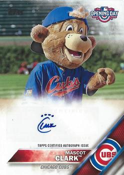 2016 Topps Opening Day - Mascot Autographs #MA-C Clark Front