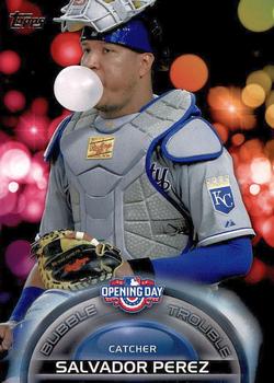 2016 Topps Opening Day - Bubble Trouble #BT-3 Salvador Perez Front