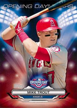 2016 Topps Opening Day - Opening Day Stars #ODS-1 Mike Trout Front