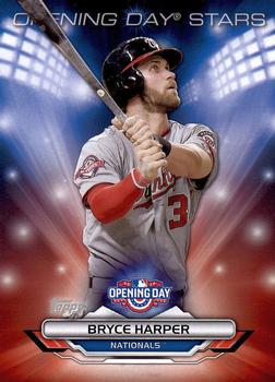 2016 Topps Opening Day - Opening Day Stars #ODS-2 Bryce Harper Front