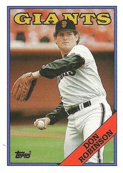 1988 Topps #52 Don Robinson Front