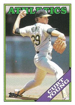 1988 Topps #103 Curt Young Front