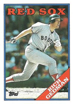1988 Topps #245 Rich Gedman Front