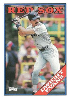 1988 Topps #470 Dwight Evans Front