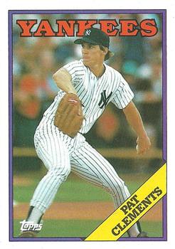 1988 Topps #484 Pat Clements Front
