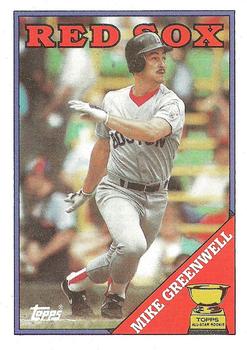 1988 Topps #493 Mike Greenwell Front