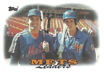 1988 Topps #579 Mets Leaders Front