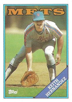 1988 Topps #610 Keith Hernandez Front
