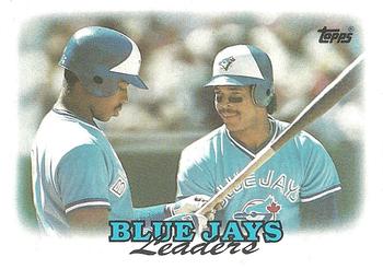 1988 Topps #729 Blue Jays Leaders Front