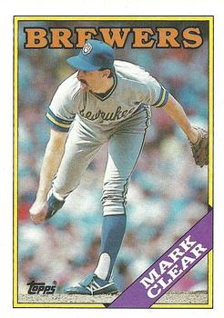 1988 Topps #742 Mark Clear Front